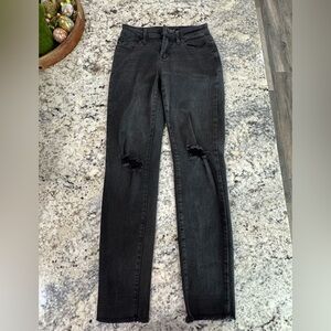 Judy Blue Black Distressed Women's Jeans